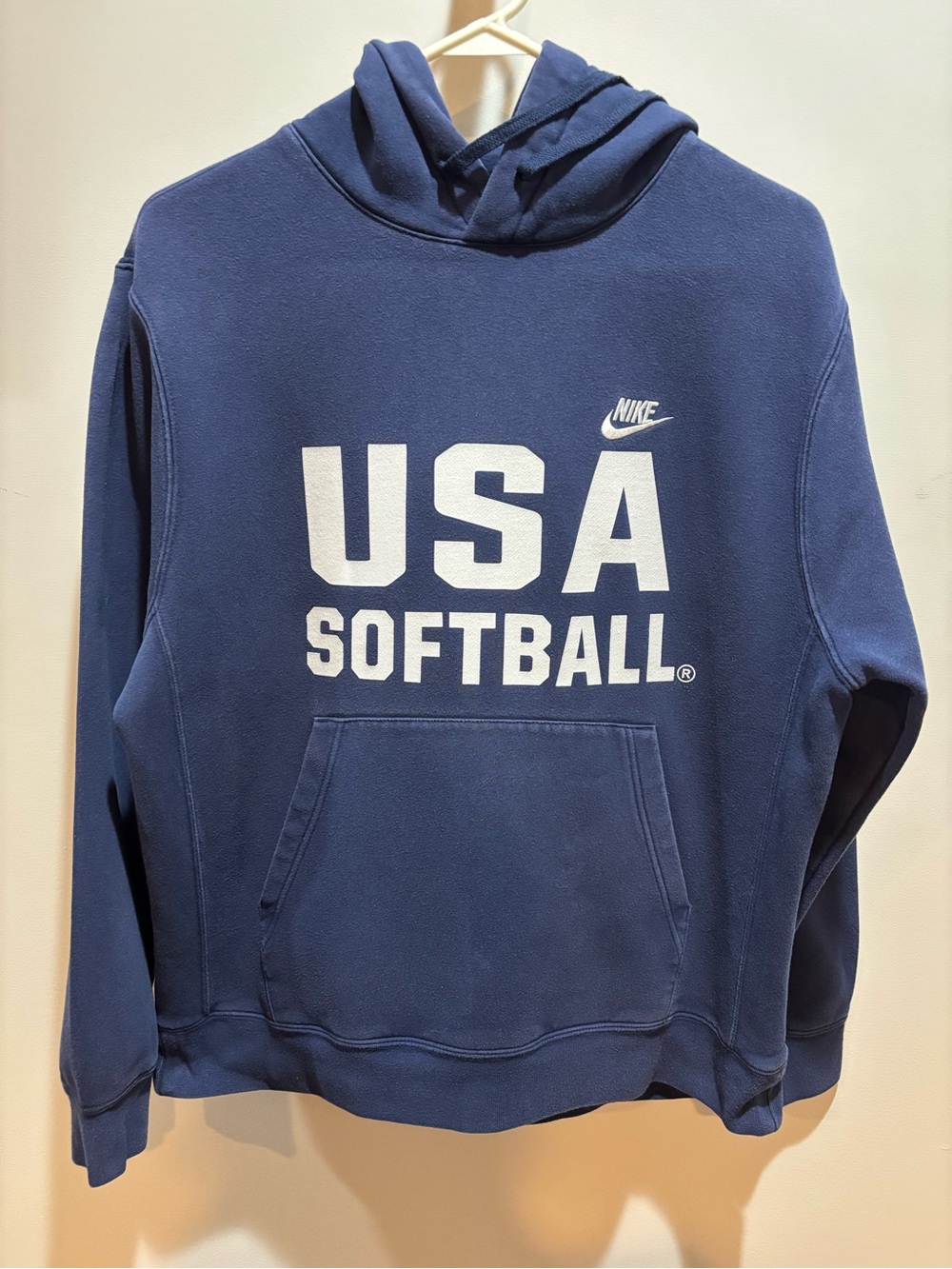 Nike Navy USA Softball Hooded Sweatshirt - Men's